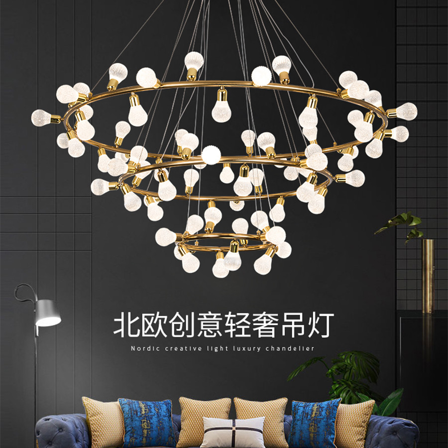 Bedroom living room crystal chandelier 5