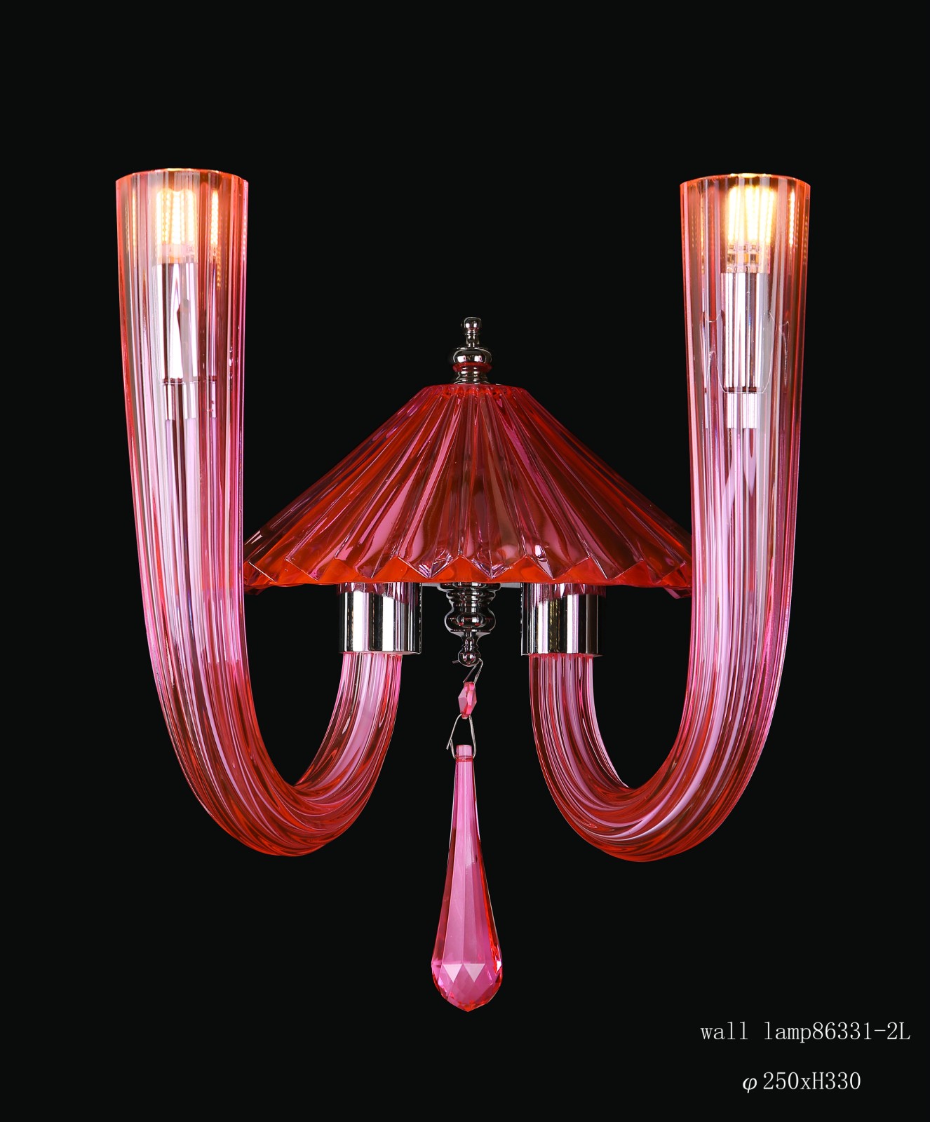 -2L  wall lamp decorate crystal chandelier