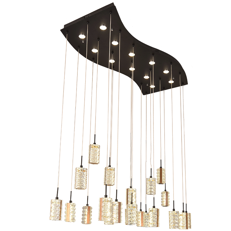 Factory direct sale LED crystal pendent lighting 