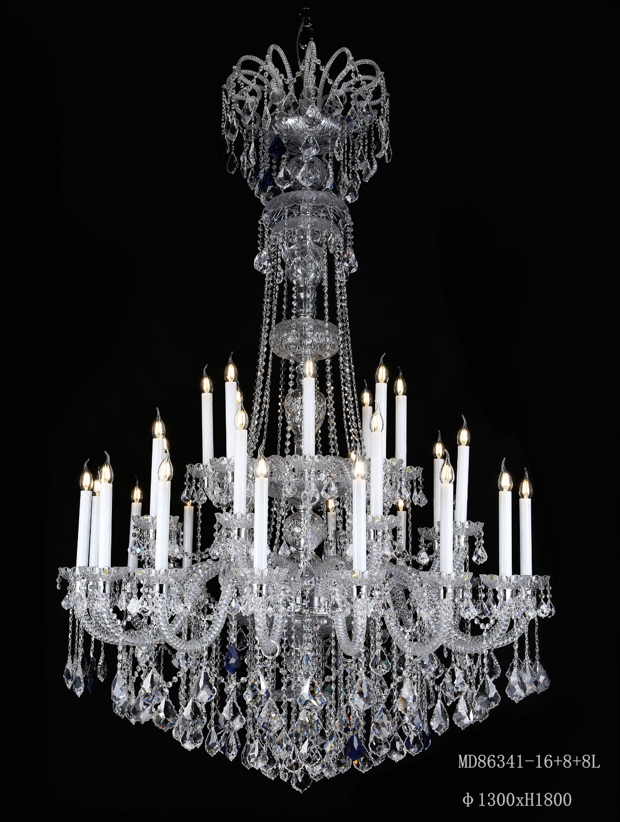 long size crystal lamps for house 