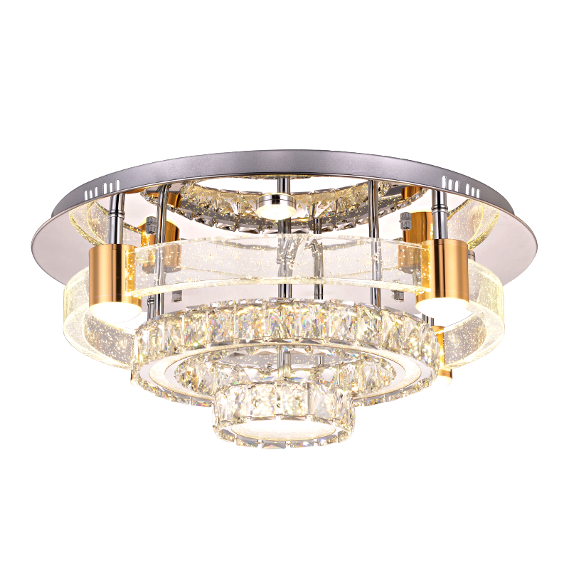 LED crystal ceiling lamp for bed room living room