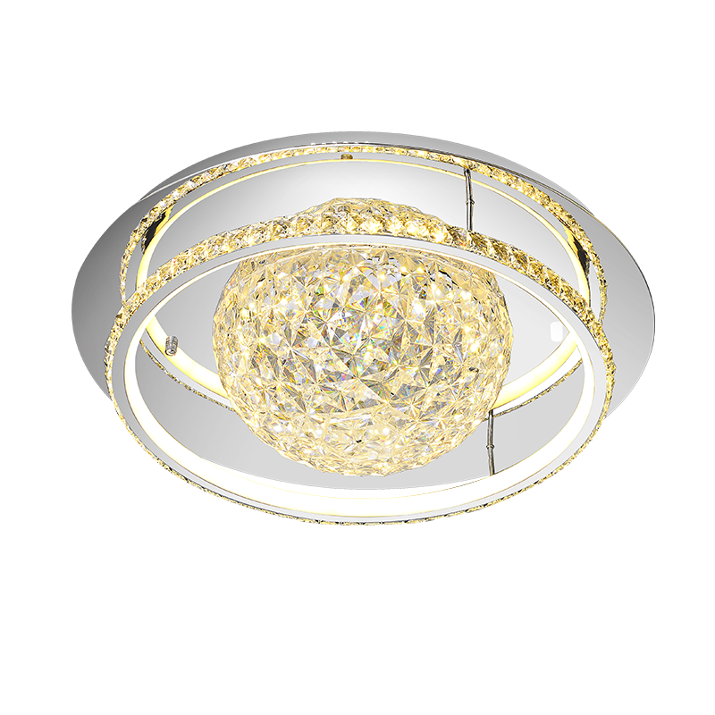 led crystal ceiling lamp for bed room living room villa