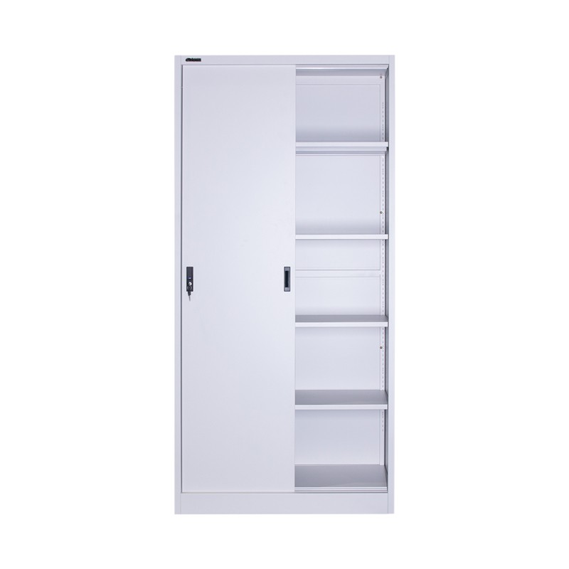 Knock-Down structure sliding door steel file Cabinet cupboard