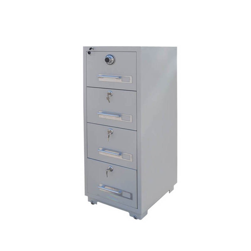 Office two hours fire resistant fireproof smart 4 drawer filing cabinet