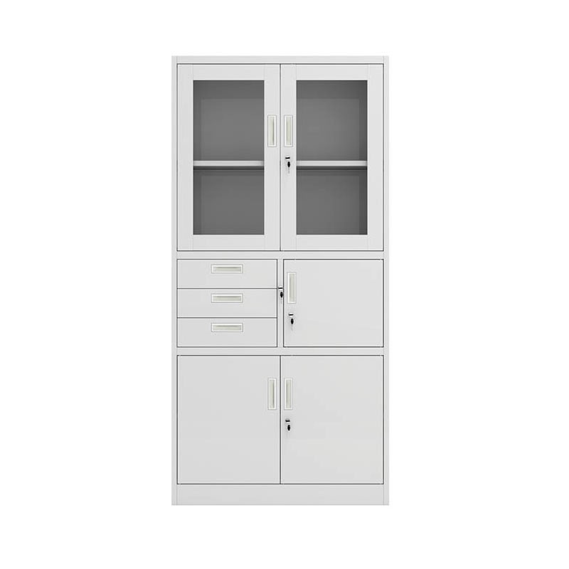 Large modular inside safe steel plan file cabinet with three drawers 