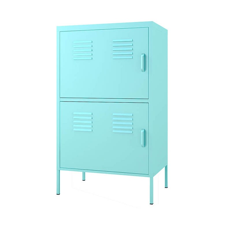 Space saving Nordic stylish 2-door storage finishing locker cabinet