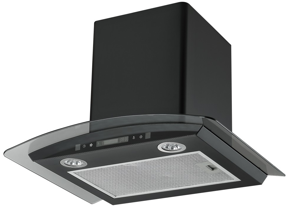 Factory direct sale small suction glass range hood 