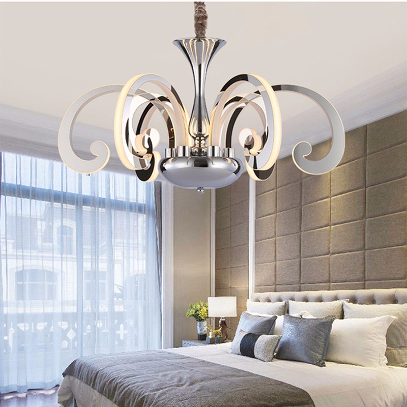 Modern simple Chandelier LED  Living Room Art  Chandelier light 8051-6+3