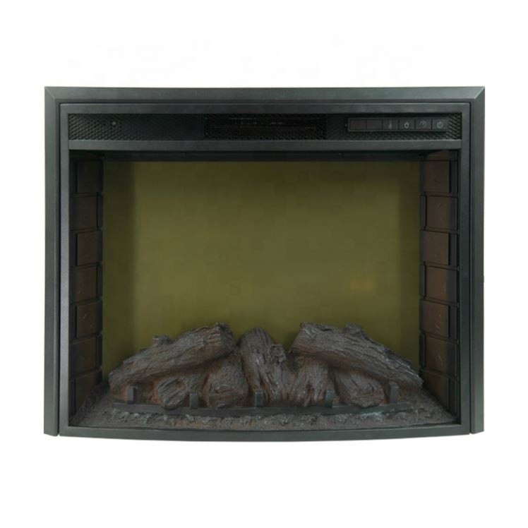 26" modern style insert electric fireplace