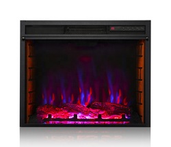 24" insert fake flame electric fireplace with remote control 