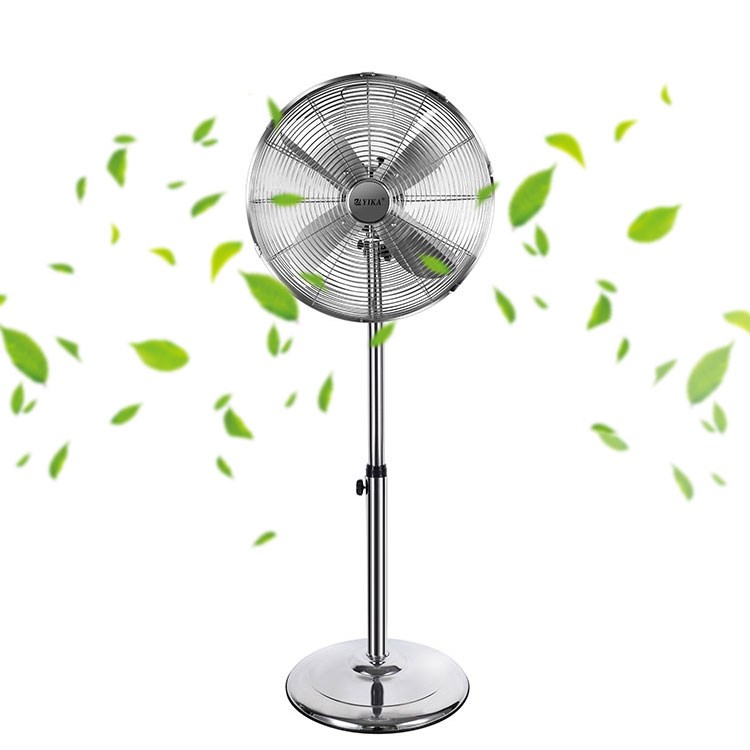 Overheat safety home decorative without timer 16 inch metal stand fan  