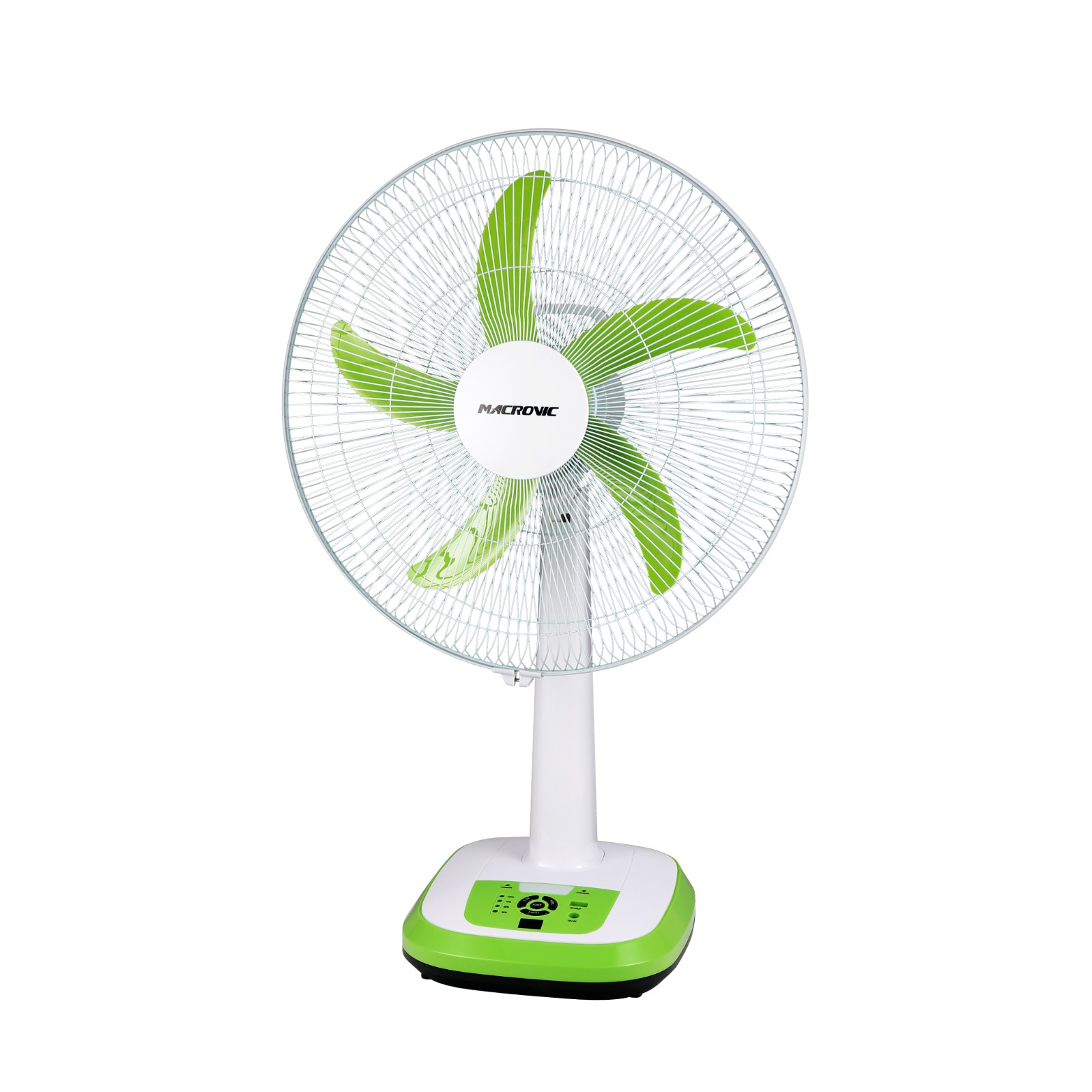 Portable Electric Rechargeable Solar Table Charing Fan With Light