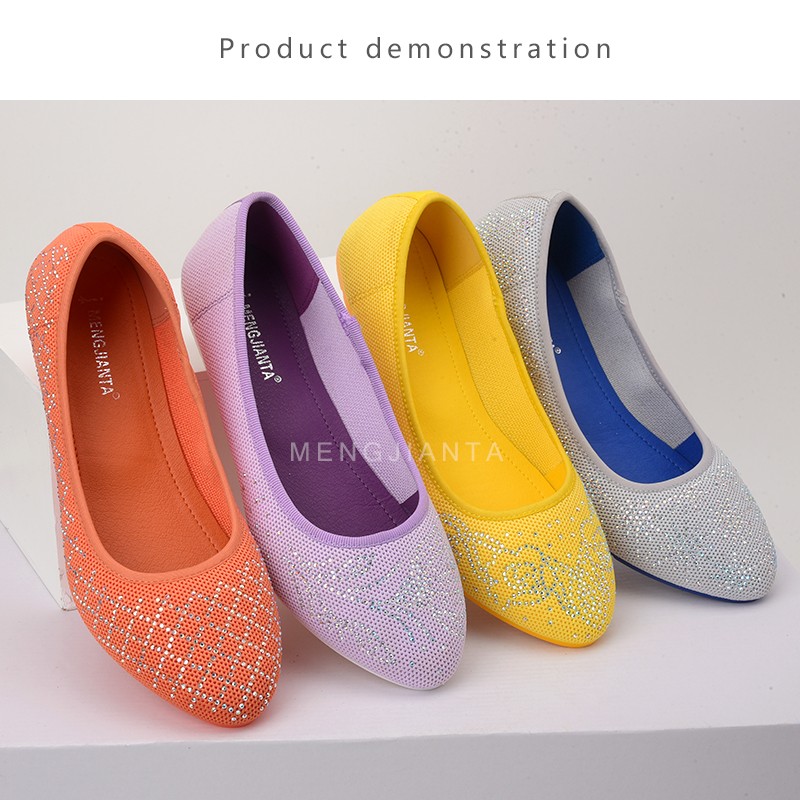 Flying weaving flat shoes 2020-55