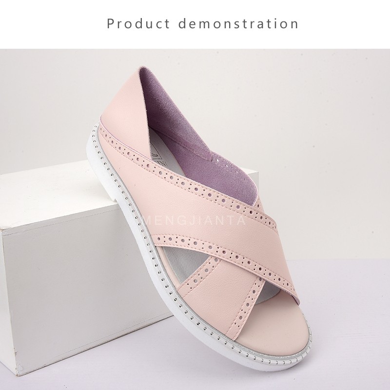 Embroidery laser flat shoes 3784-2