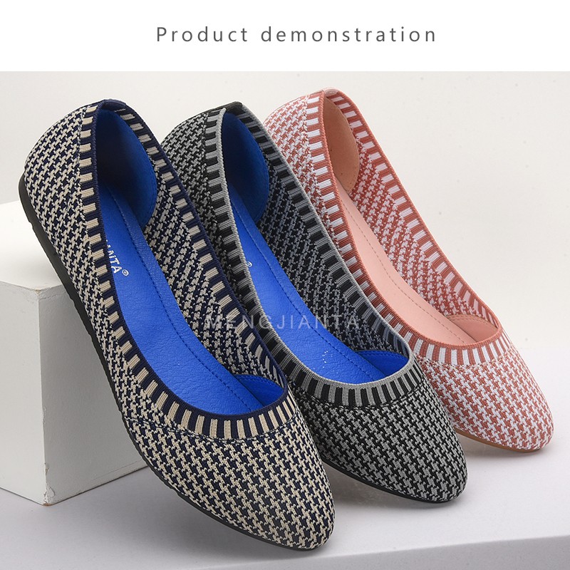 Flying weaving flat shoes 2020-8