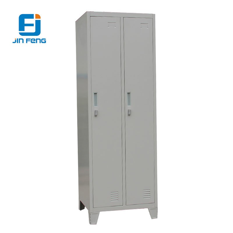 Steel Wardrobe 2 Doors Locker Storage Office And School Compartment 