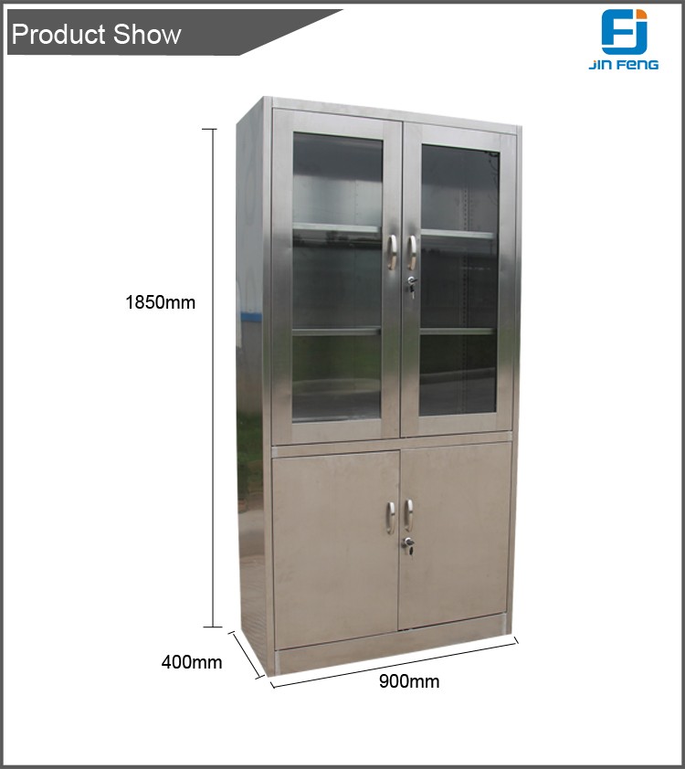 Stainless Steel Filing Cabinet Display Cabinet