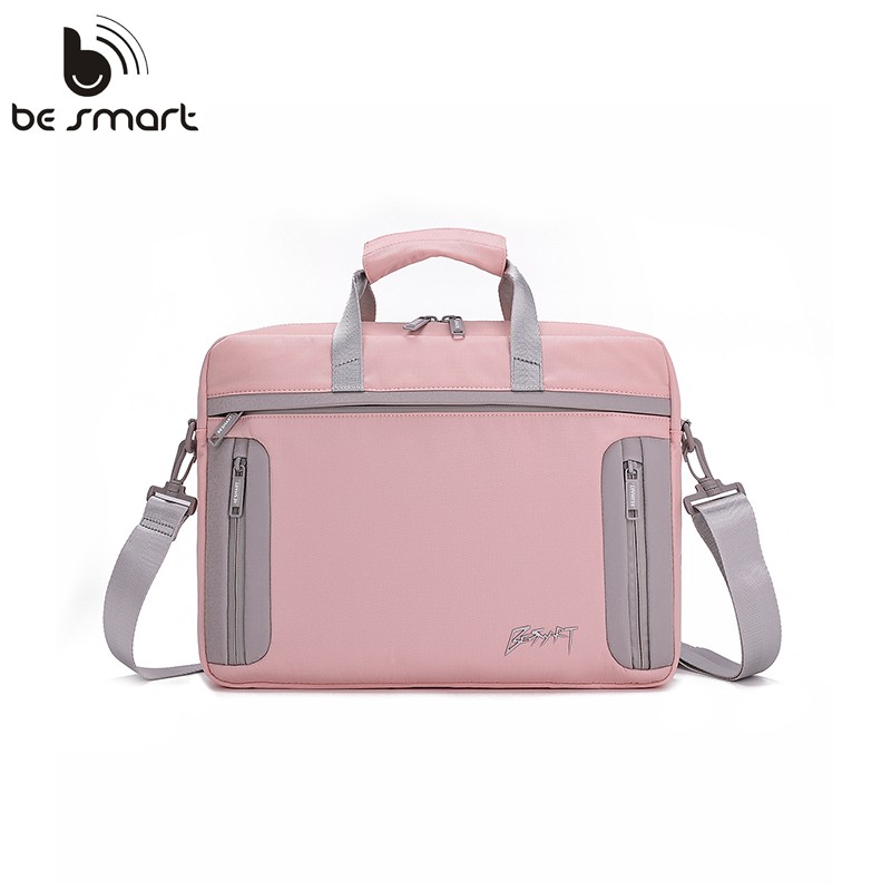 Laptop Case Briefcase Business Messenger Bag 15.6 inch Computer bag Pink