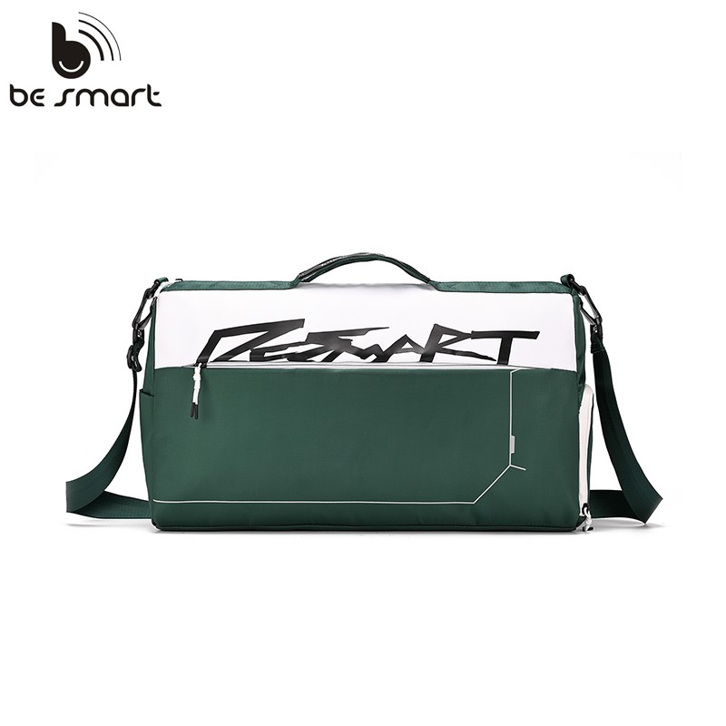 Sport Bag Gym Duffle bag with Waterproof pocket & Shoes Compartment D