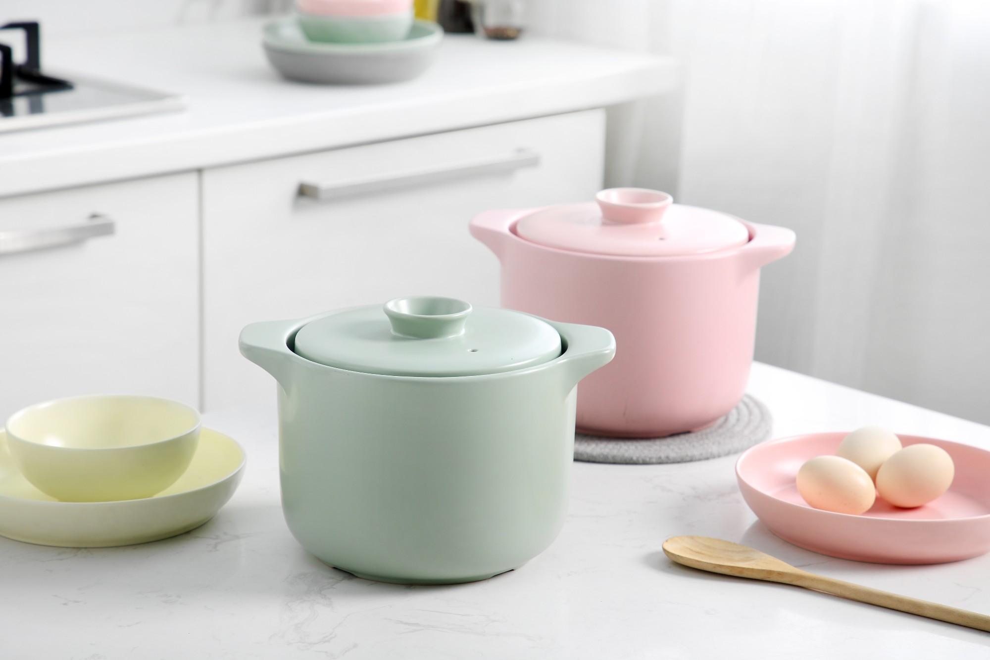 Creative health heat-resistant ceramic pot & casserole wholesale custom