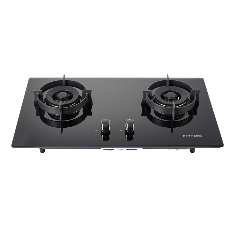 INSE Intelligent Built-in gas hob Tempered Glass/ 2burners/Q1806(B)