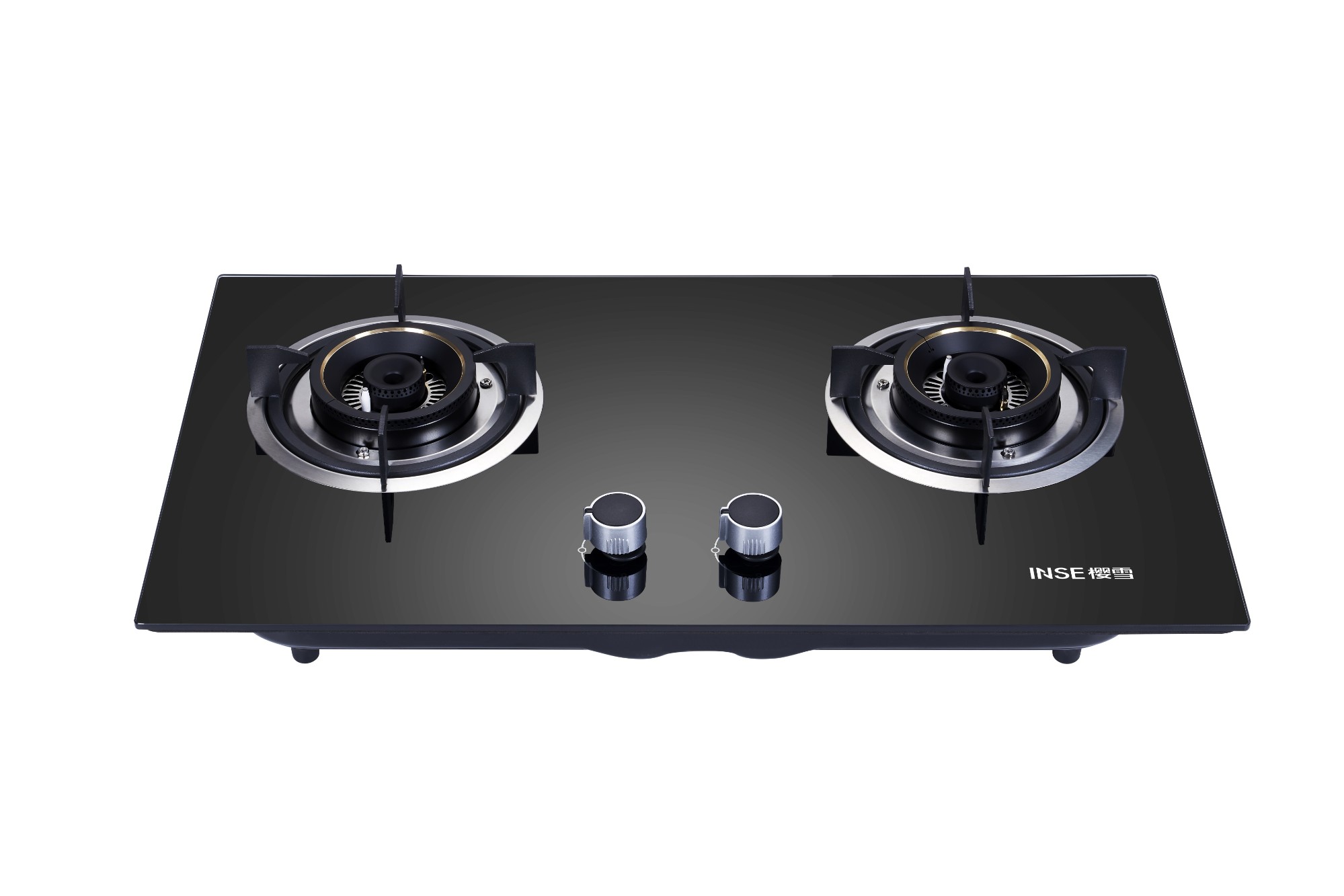 INSE Built-in gas hob/Tempered Glass/ 2burners/Q2006(B)