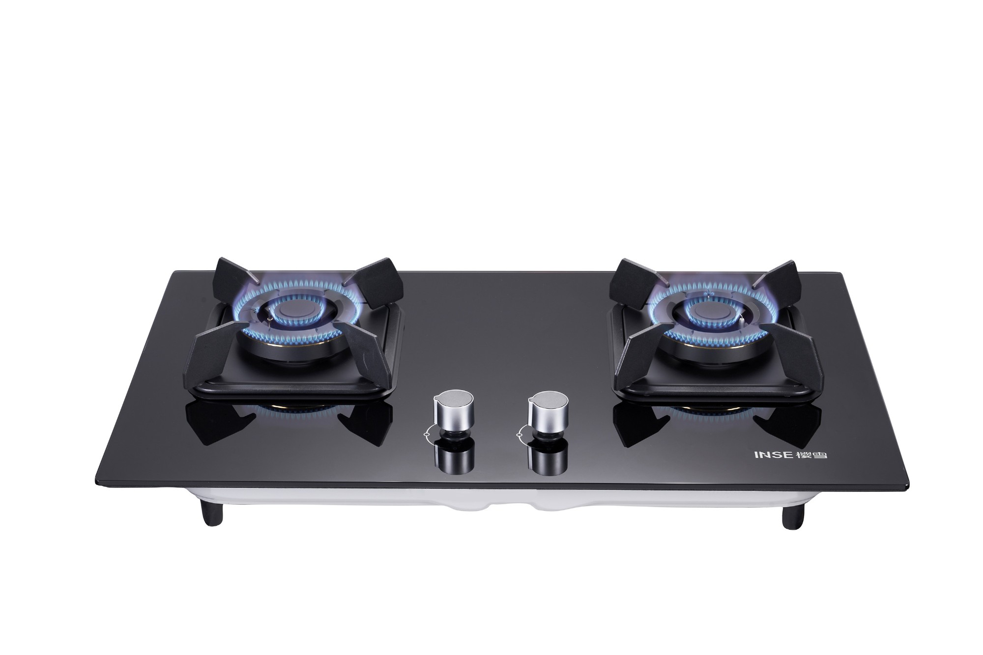 INSE Built-in gas hob/ Tempered Glass/ 2 burners/Q2003(B)