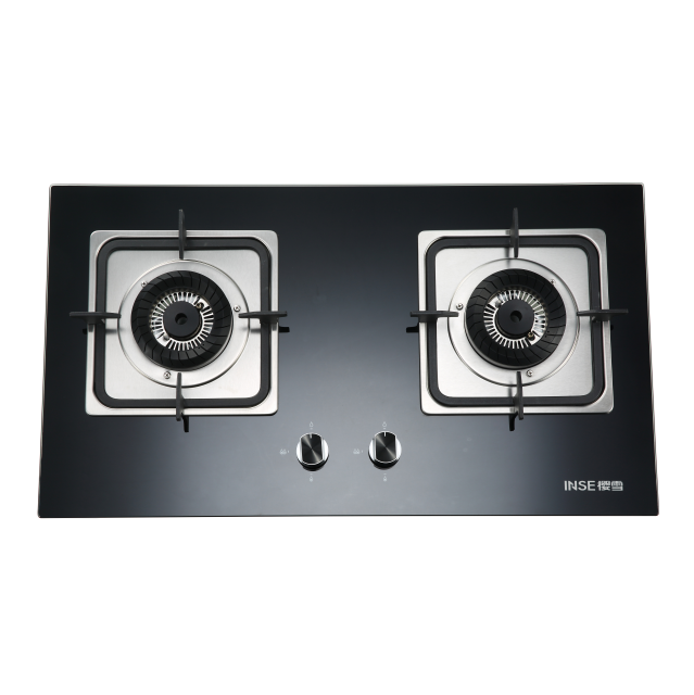 INSE Built-in gas hob/Tempered Glass / 2burners/Q1809(B)