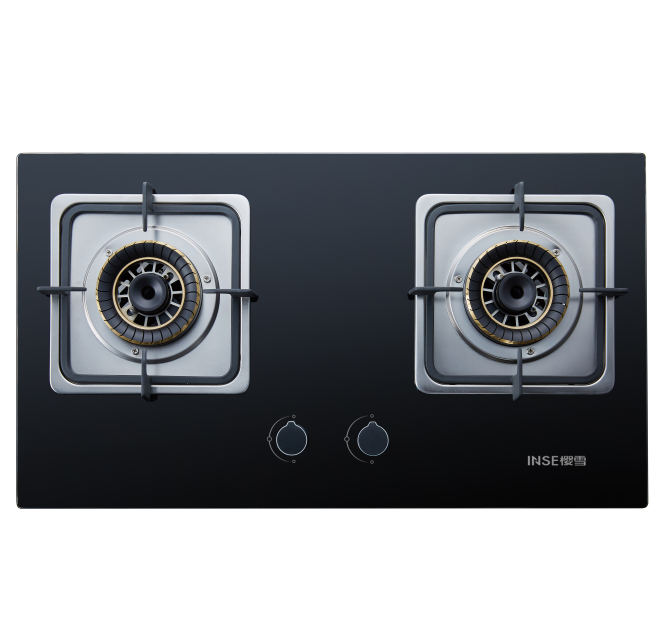 INSE Built-in gas hob/Tempered Glass / 2burners/Q1812(B)