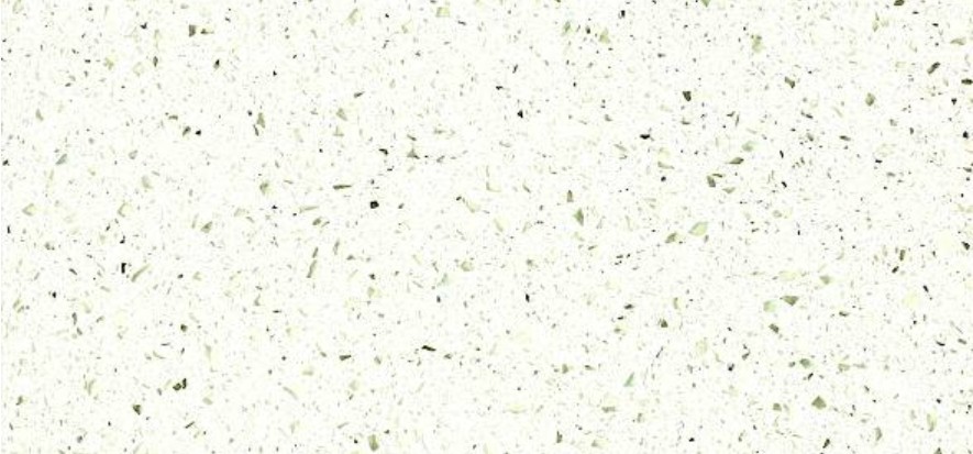 Iced Spark White Popular Artificial Quartz Stone Countertop