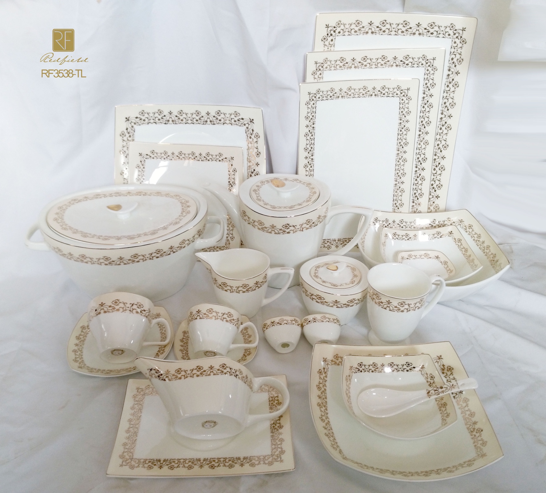 182PCS BONE CHINA DINNER SET